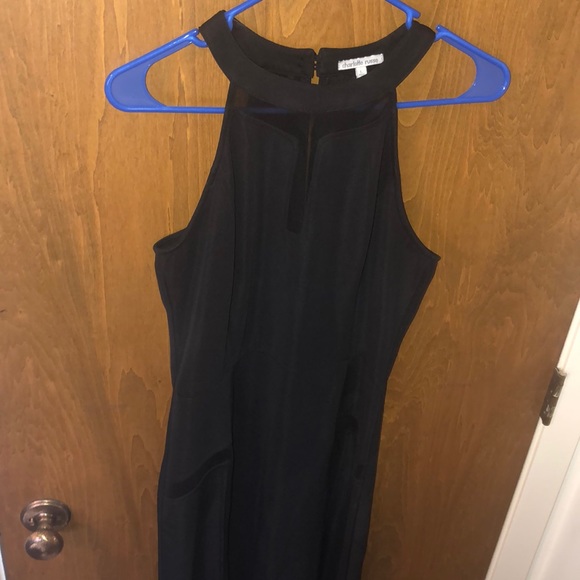 High-Split Black Dress - Picture 2 of 2